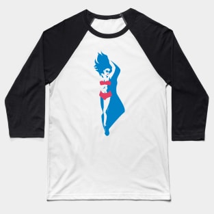 Lady Sunbathing Baseball T-Shirt